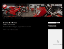 Tablet Screenshot of moto1000.es